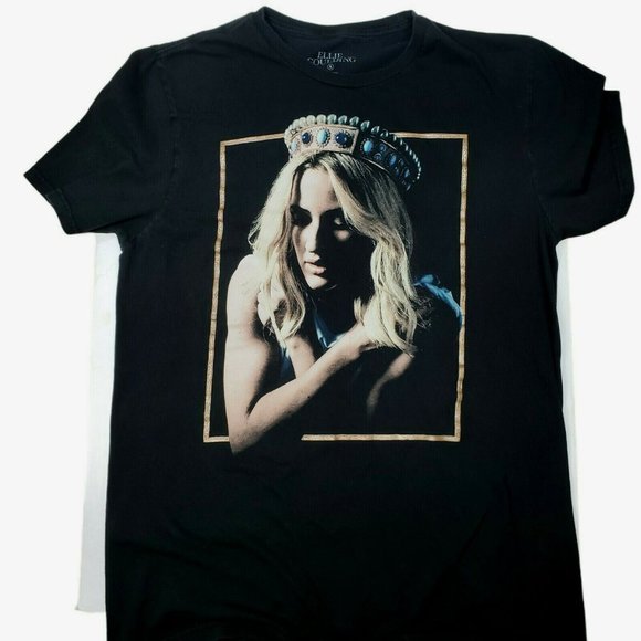 Ellie Goulding Black Delirium World Tour 2016 Concert T-shirt Size S - Picture 1 of 4